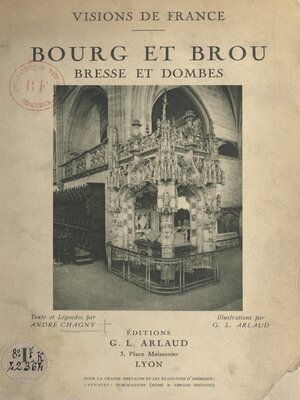 cover image of Bourg et Brou